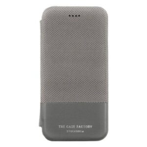 The Case Factory, Case m. kortholder, iPhone X/XS, Grå