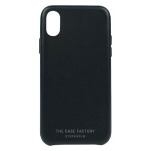 The Case Factory, Nappa læder, iPhone X/XS, Sort