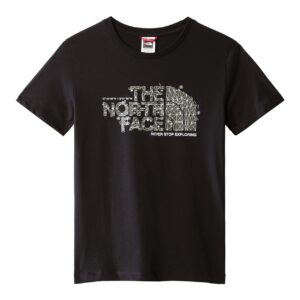 The North Face Boys S/S Graphic Tee (Sort (TNF BLACK) Large)