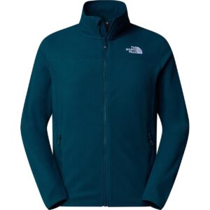 The North Face Mens 100 Glacier Full Zip (Blå (MIDNIGHT PETROL) Small)