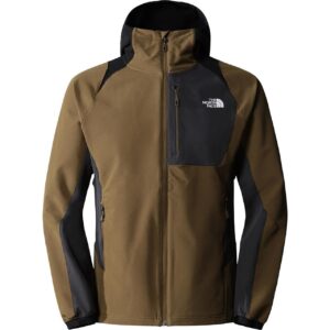 The North Face Mens Ao Softshell Hoodie (Grøn (MILITARY OLIVE/ASPH GREY/BLK) Small)
