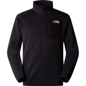 The North Face Mens Crest 1/4 Zip (Sort (TNF BLACK) Small)