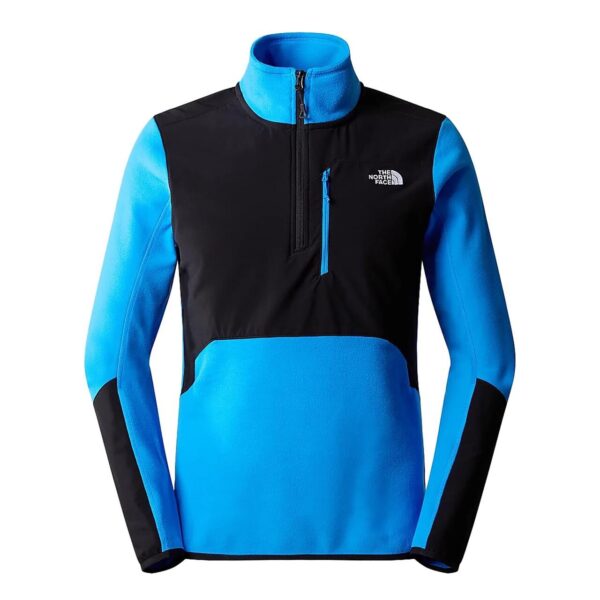 The North Face Mens Glacier Pro 1/4 Zip (Blå (OPTIC BLUE/TNF BLACK) Small)