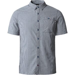 The North Face Mens S/S Hypress Shirt (Blå (SHADY BLUE PLAID) Small)