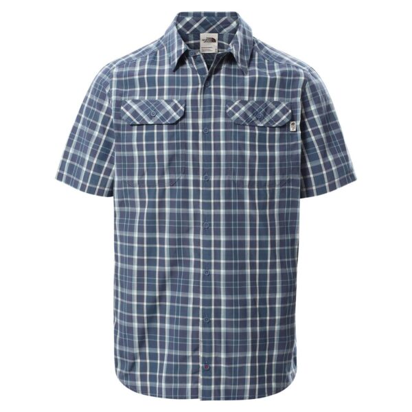 The North Face Mens S/S Pine Knot Shirt (Blå (VINTAGE INDIGO PLAID) Small)