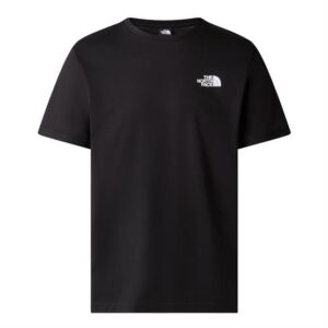 The North Face Mens S/S Red Box Tee, Black