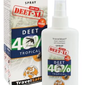 TravelSafe TravelDEET 40% XL Myggespray (200 ml)
