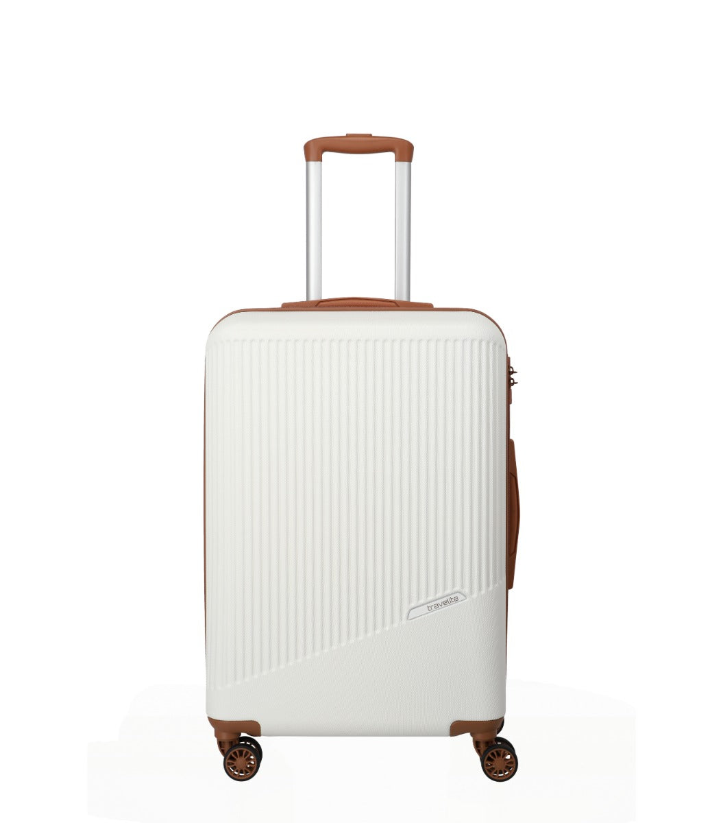 Travelite Bali Hvid Kuffert - Mellem - 67 cm
