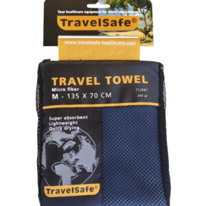 Travelsafe Rejsehåndklæde Blå - Medium
