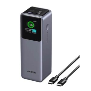 UGREEN 200w Fast Charging Power Bank Powerbank - Grå - 25000 mAh