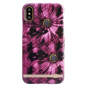 Uunique Print design cover, iPhone X/XS, Lilla slangeskind