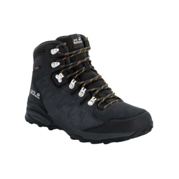 Vandrestøvler herre - Jack Wolfskin Refugio Texapore Mid M - Sort