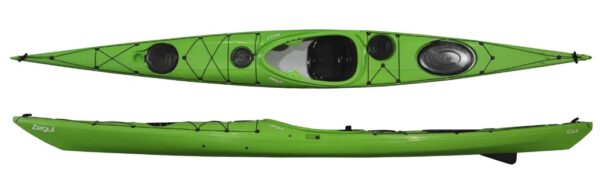 Zegul Nuka PE MV havkajak med finne. 160 - 178 cm.