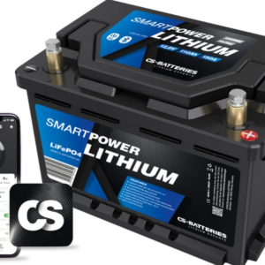 100 Ah. lithium batteri Smartpower 12V (1280Wh) Prismatic