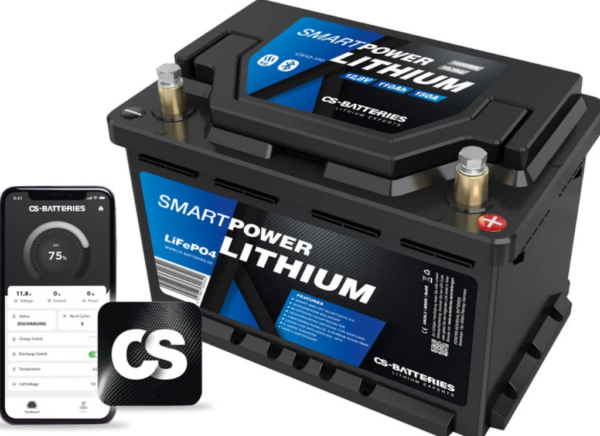 100 Ah. lithium batteri Smartpower 12V (1280Wh) Prismatic