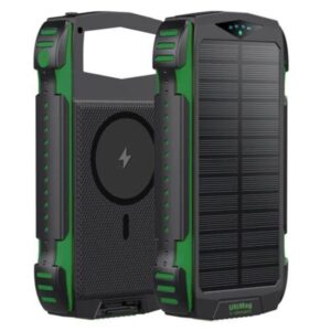 4smarts TitanPack Solar Power Bank - Green Powerbank - Grøn - 20000 mAh
