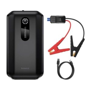 Baseus Jump Starter Super Energy 10000mAh 1000A Bl Powerbank - Sort - 10000 mAh
