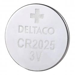 Deltaco Ultimate Lithium Battery, 3v, Cr2025 Button Cell, 1-pack - Batteri