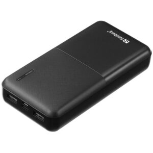 Sandberg Saver Powerbank 20000 mAh Powerbank - Sort - 20000 mAh