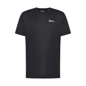 T-shirt til herre - Jack Wolfskin Tech T - Sort