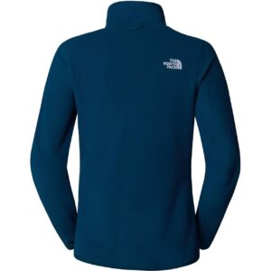 The North Face Womens 100 Glacier Full Zip (Blå (MIDNIGHT PETROL) X-large)