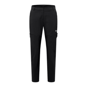 Vandrebukser til dame - Jack Wolfskin Hikeout Zip-off pants - Sort