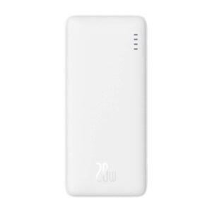 Baseus Airpow 10000mAh 20W powerbank (white) Powerbank - Hvid - 10000 mAh