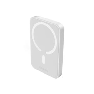 Baseus Magnetic Mini 6000mAh 20W MagSafe Magnetic Power Bank (White) Powerbank - Hvid - 6000 mAh
