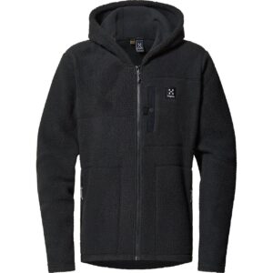 Haglöfs Mens Malung Pile Hood (Sort (TRUE BLACK) Large)
