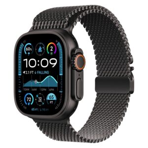 Lippa Apple Watch Rustfrit Stål inkl. Lås 38/40/41 mm, Sort