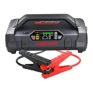 Lokithor Powerbank / Jump starter JA302 2500A 10-150 PSI compressor Powerbank - Sort