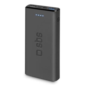 SBS TTBB10000FASTK Powerbank - Sort - 10000 mAh
