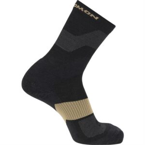 Salomon X Ultra Crew Socks, Black / Kelp