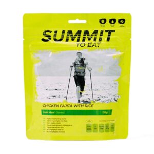 Summit to Eat Chicken menu Fajita med ris