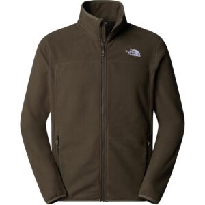 The North Face Mens 100 Glacier Full Zip (Grøn (NEW TAUPE GREEN) Small)