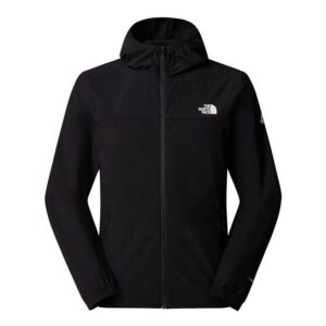The North Face Mens MA Hooded Wind Jacket, Black