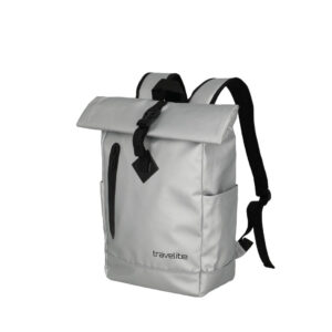 Travelite Basics Canvas Rollup Sølv Rygsæk